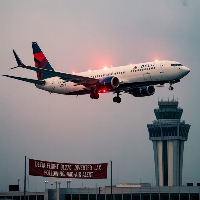 Delta Flight DL275 Diverted LAX to Los Angeles International Airport (LAX)