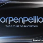 Abstract representation of innovation, featuring futuristic elements and the word "Porpenpelloz" prominently displayed.